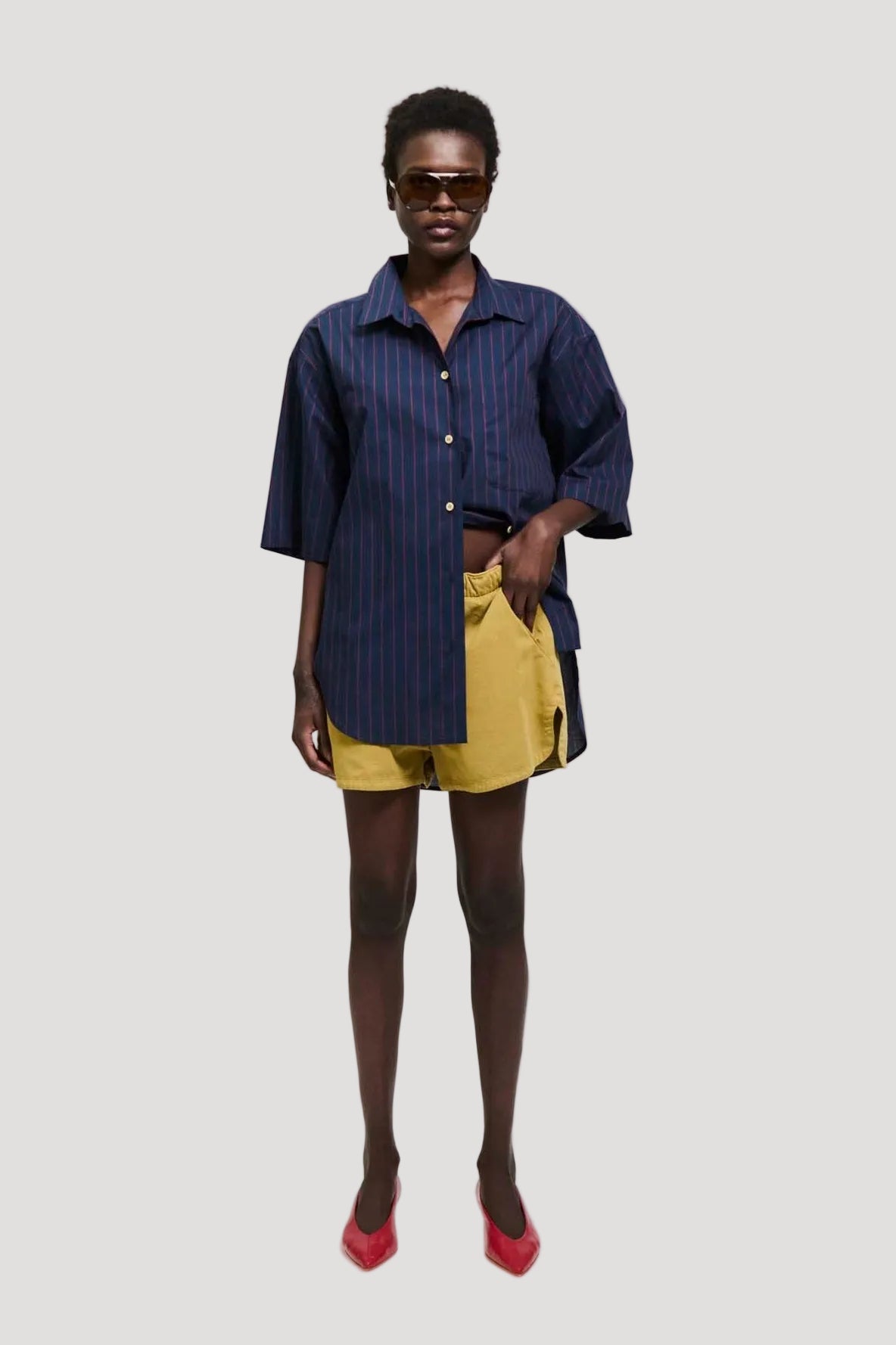 The Track Short in Tan