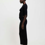 The Rib Pencil Skirt in Black