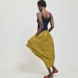 The Midi Swing Skirt in Avo