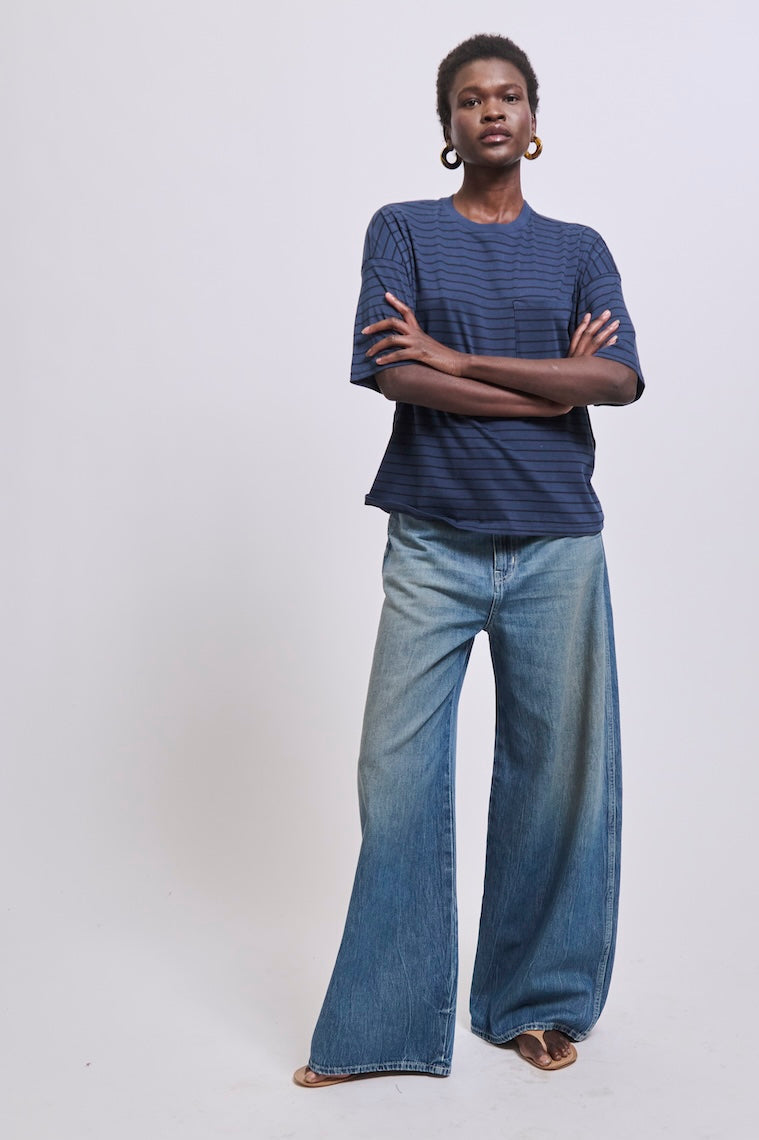 The Baggy Light in Deep River Indigo