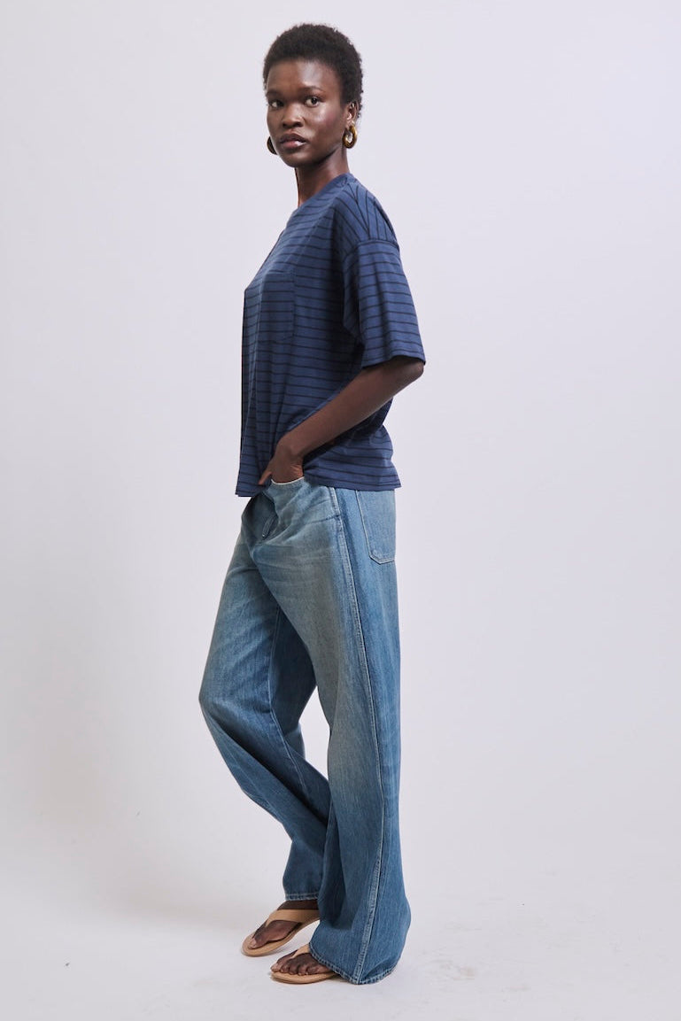 The Baggy Light in Deep River Indigo