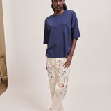 The Boxy Tee in Navy
