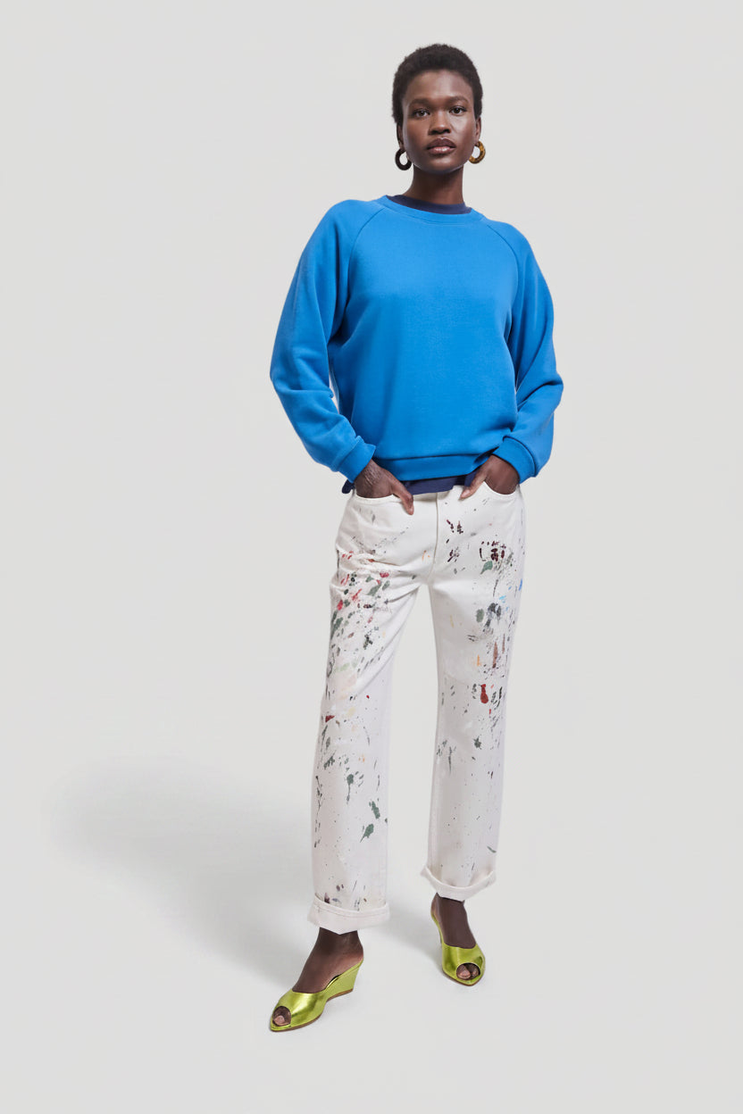 The Daily Sweatshirt in Royal Blue