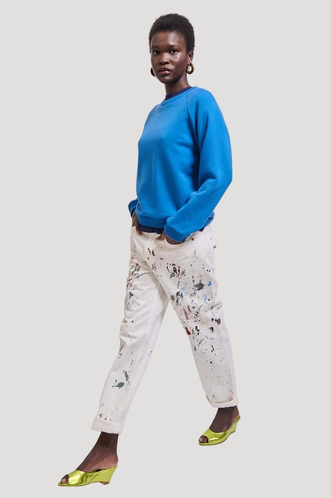 The Daily Sweatshirt in Royal Blue