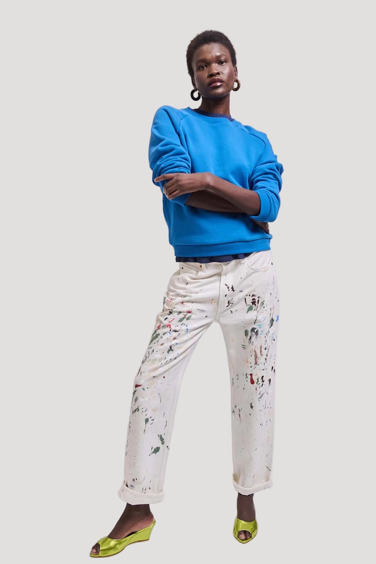 The Daily Sweatshirt in Royal Blue