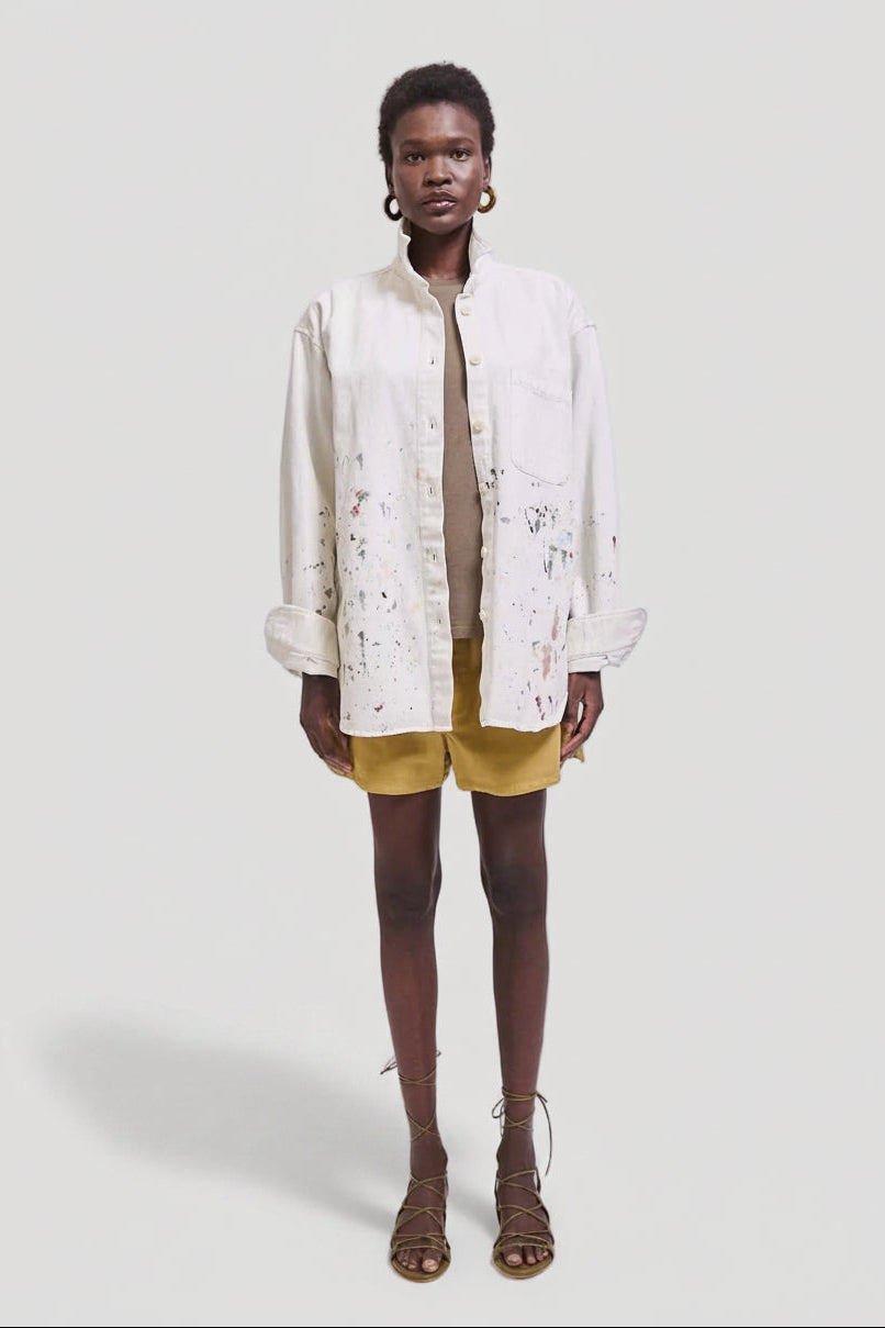 The Essential Shirt in Painted Oyster