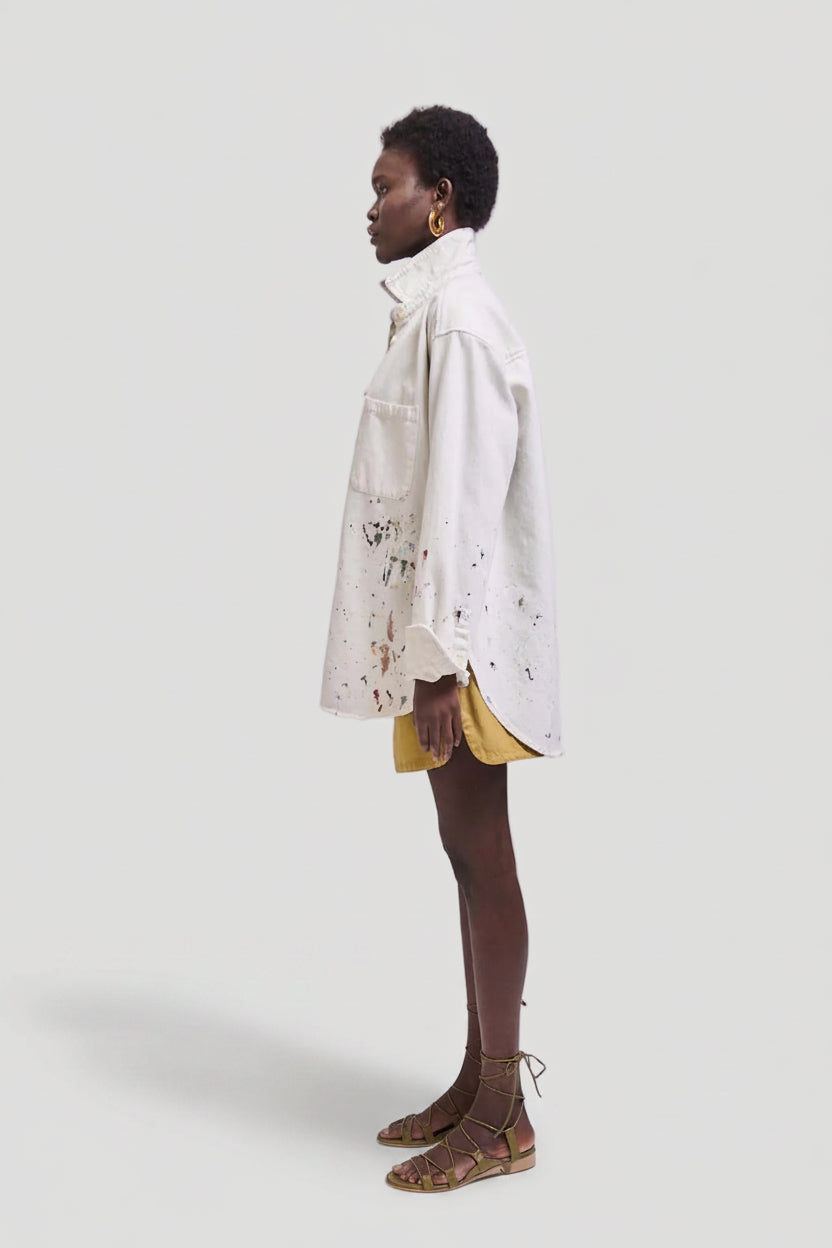 The Essential Shirt in Painted Oyster