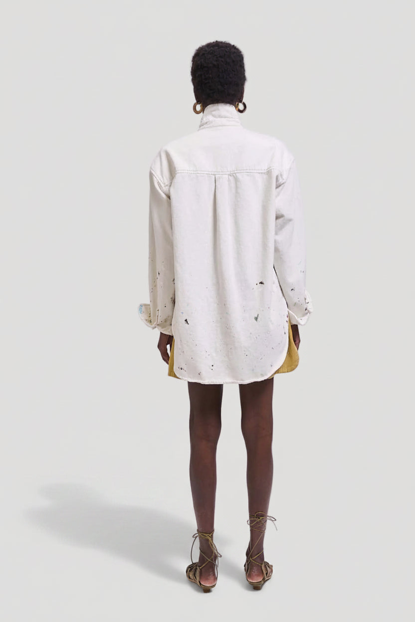 The Essential Shirt in Painted Oyster