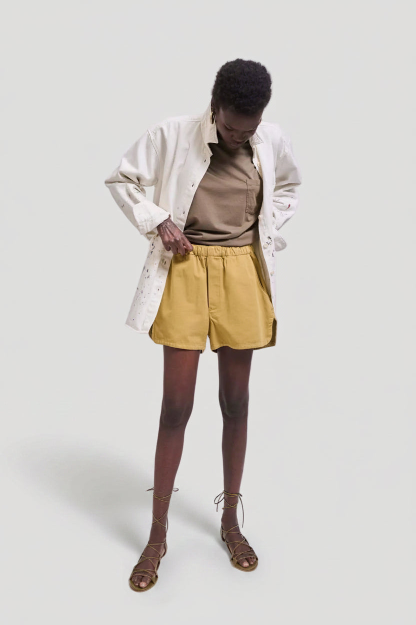 The Track Short in Tan