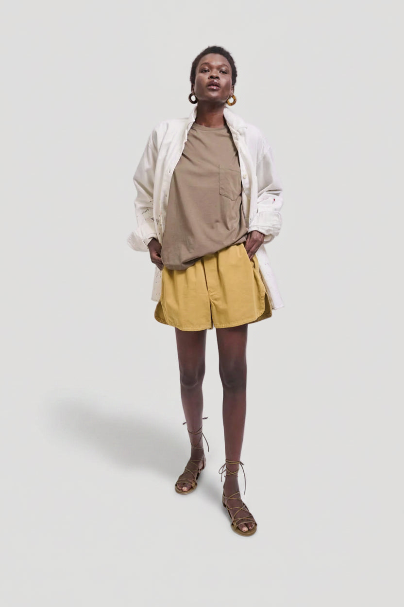 The Track Short in Tan