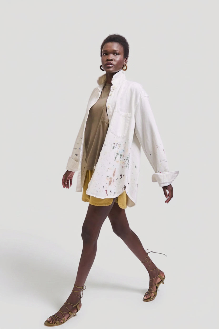 The Essential Shirt in Painted Oyster