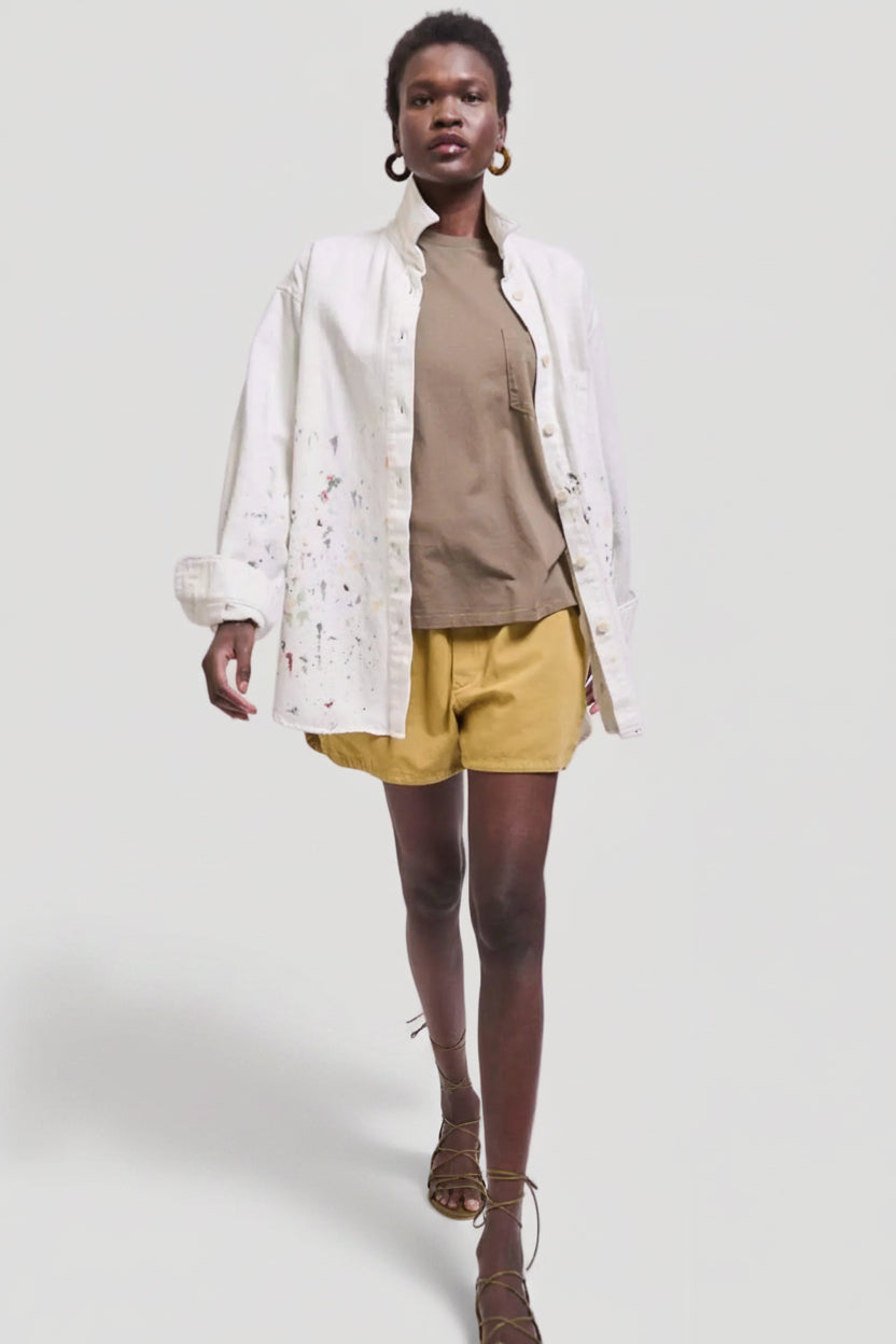 The Boxy Tee in Loden