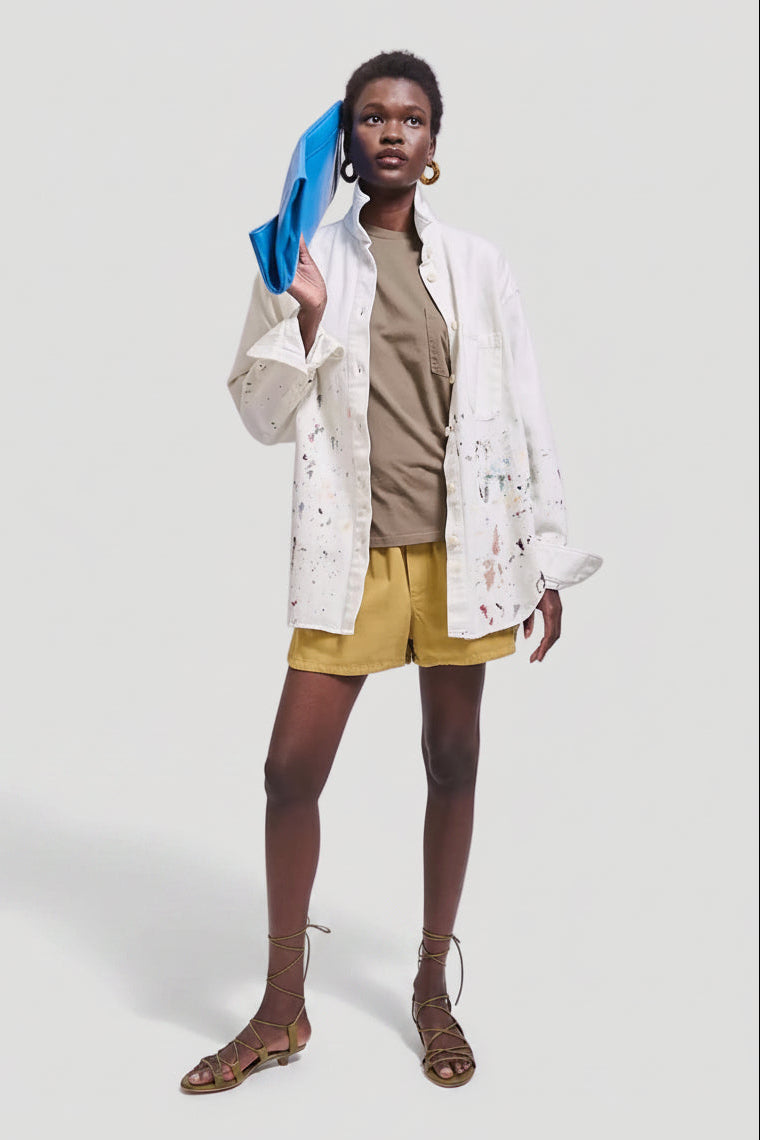 The Essential Shirt in Painted Oyster