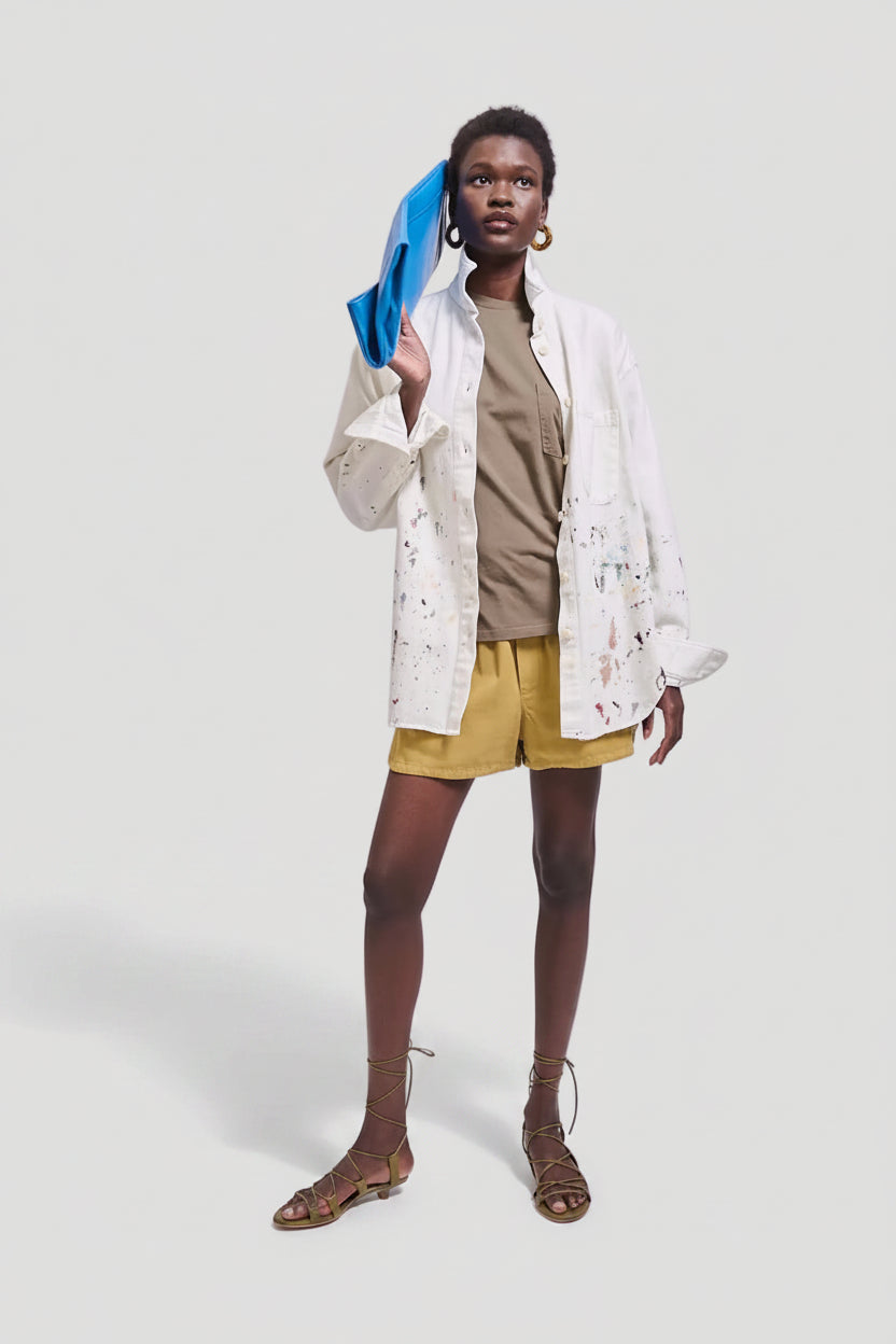 The Essential Shirt in Painted Oyster
