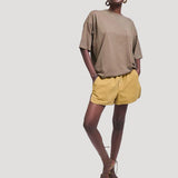 The Track Short in Tan