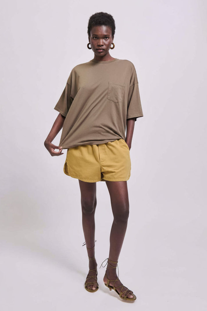 The Boxy Tee in Loden