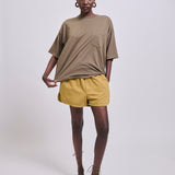 The Track Short in Tan
