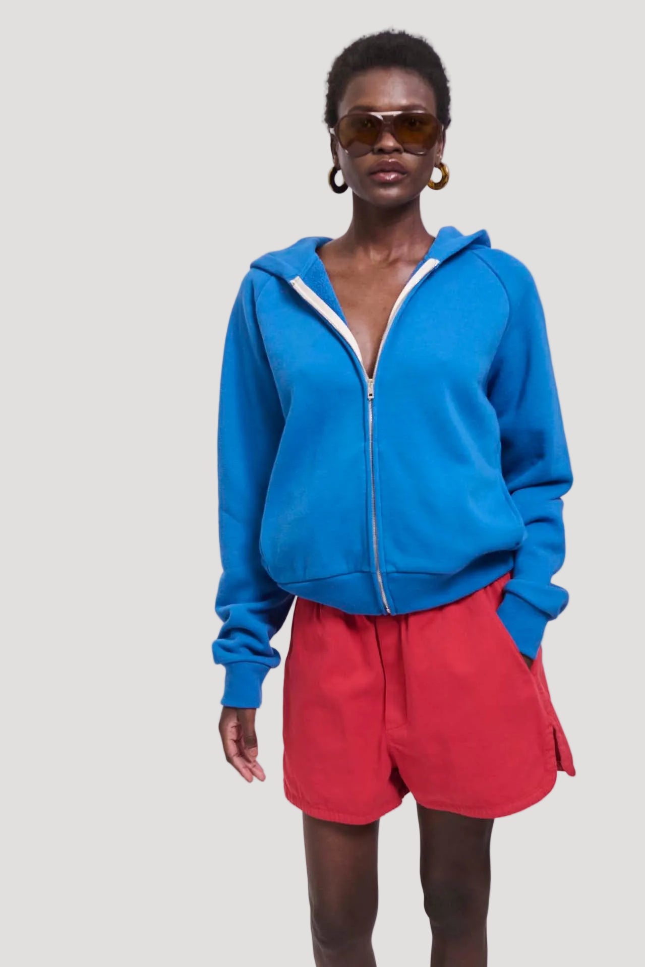 The Bird Hoodie in Royal Blue