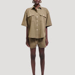 The Track Short in Loden