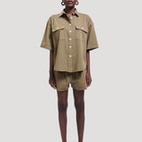The Track Short in Loden