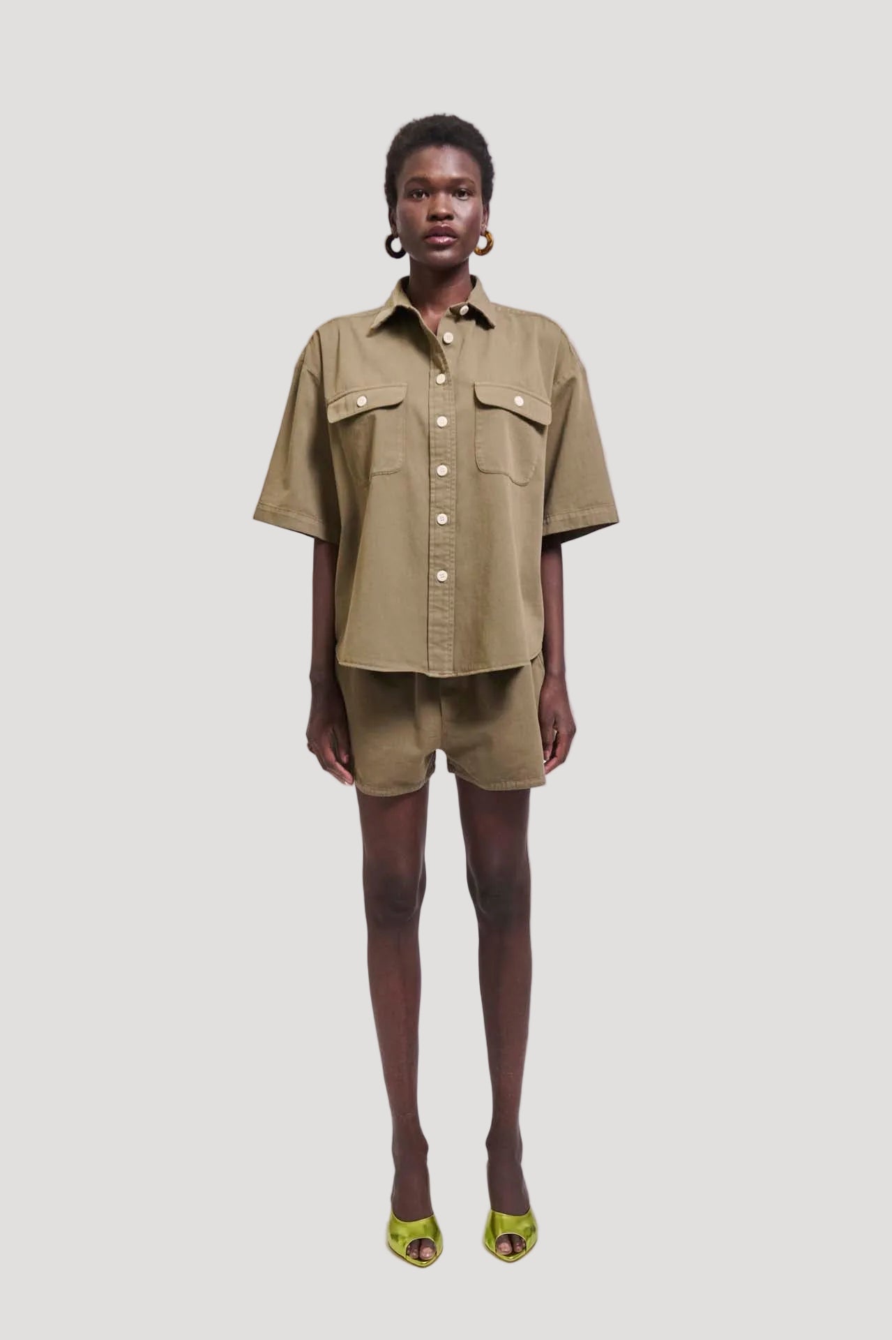 The Track Short in Loden