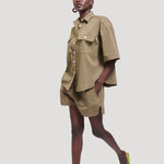 The Track Short in Loden