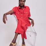 The Scout Shirt in Red