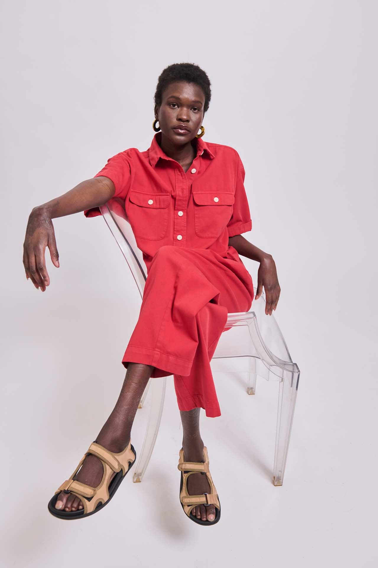 The Scout Shirt in Red