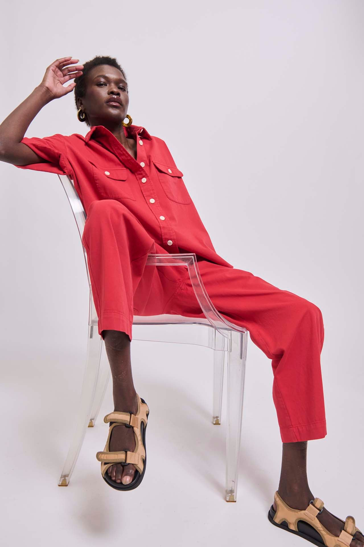 The Scout Shirt in Red