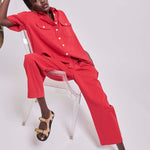 The Boxer Pant in Red