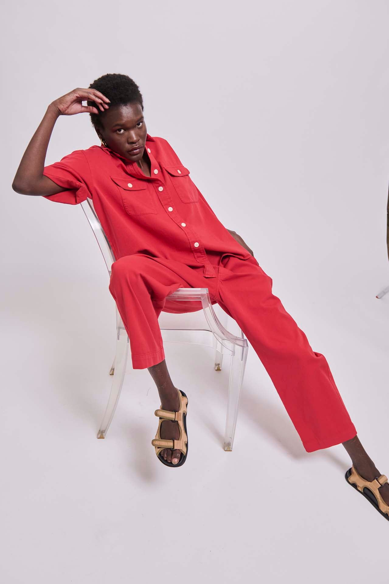 The Scout Shirt in Red