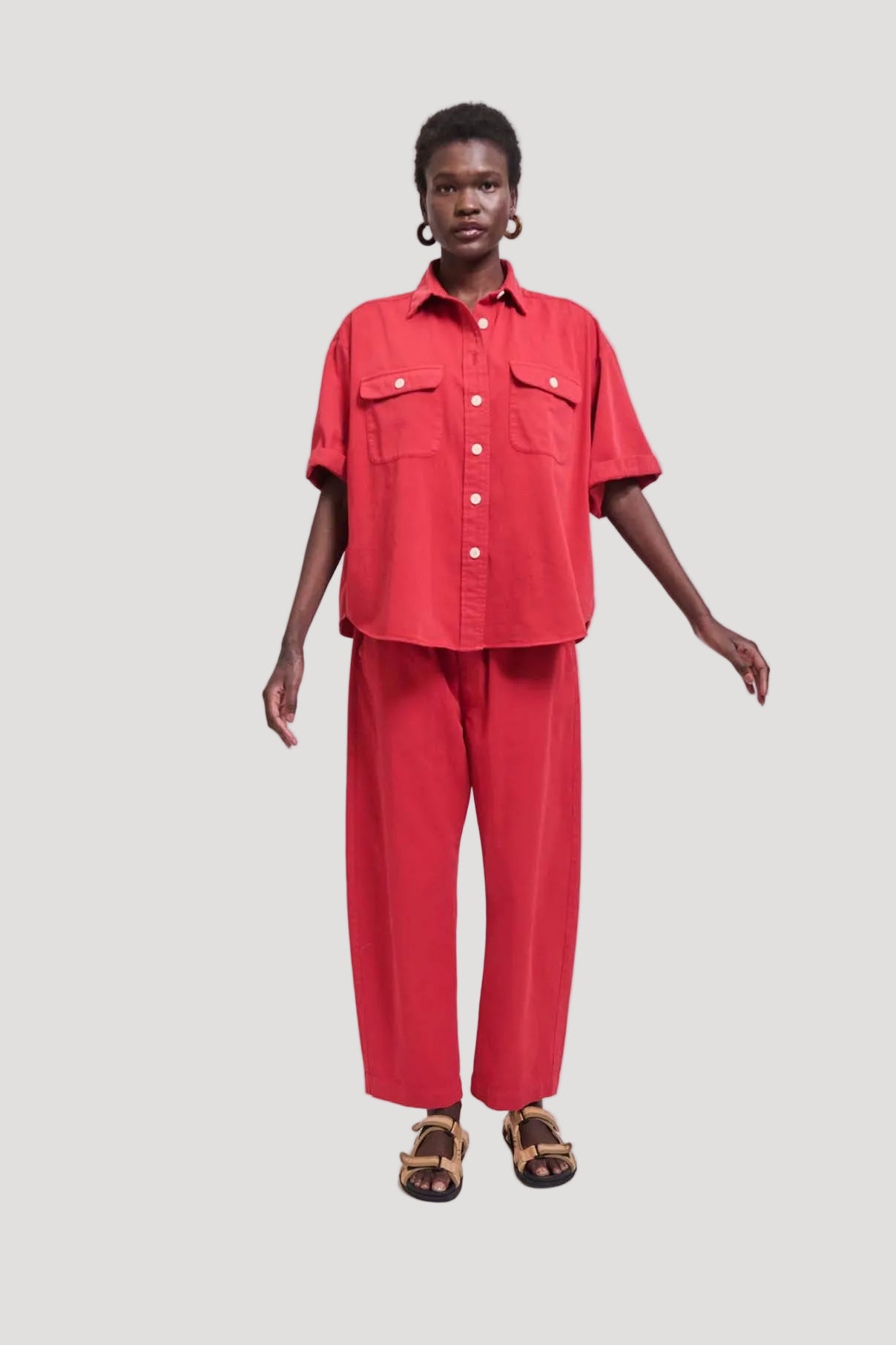 The Scout Shirt in Red