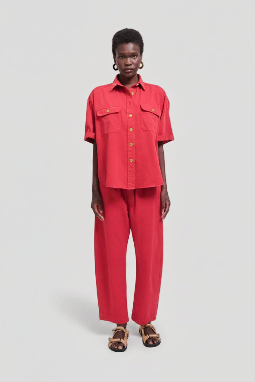The Boxer Pant in Red