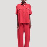 The Boxer Pant in Red