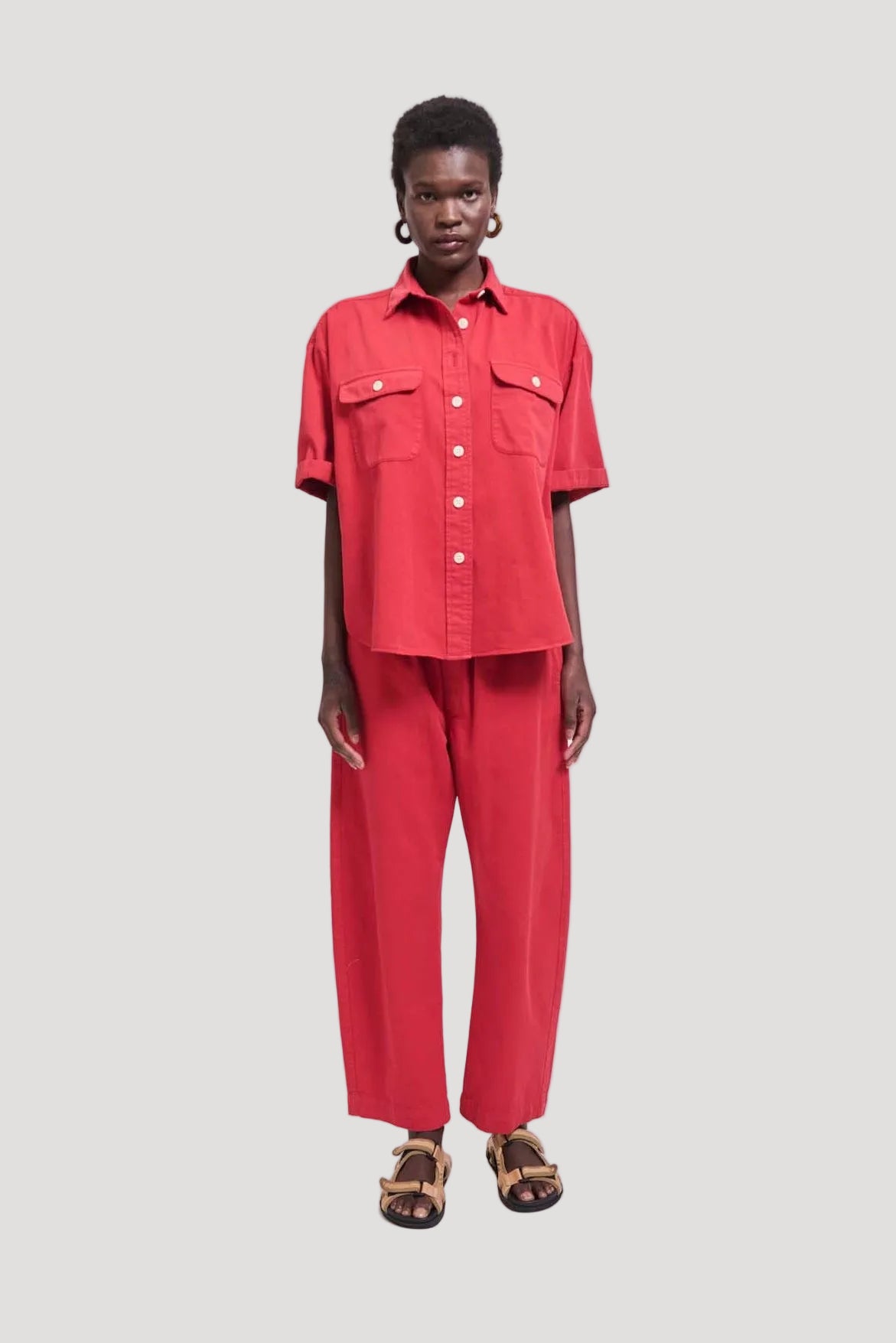 The Scout Shirt in Red
