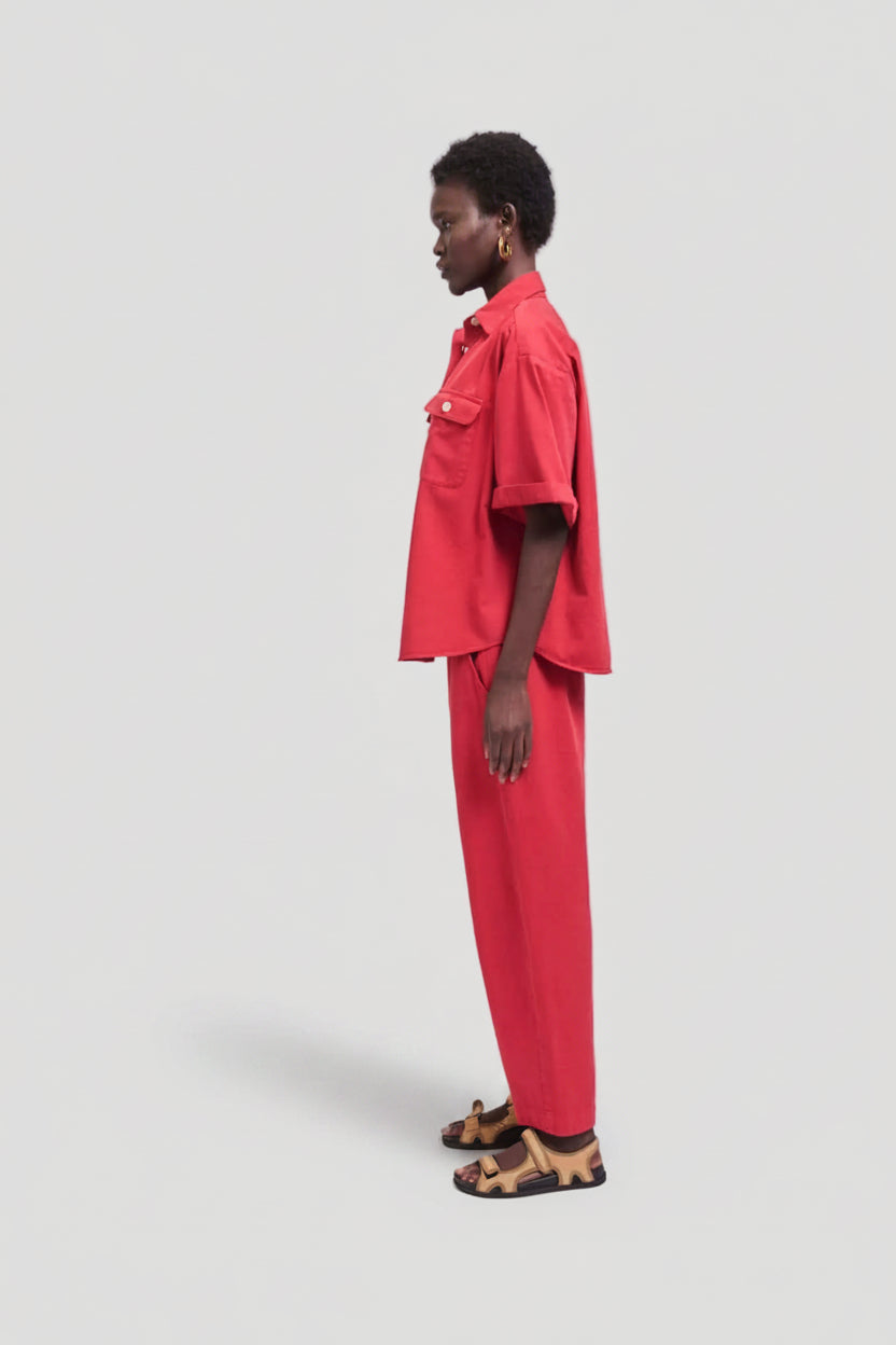 The Boxer Pant in Red
