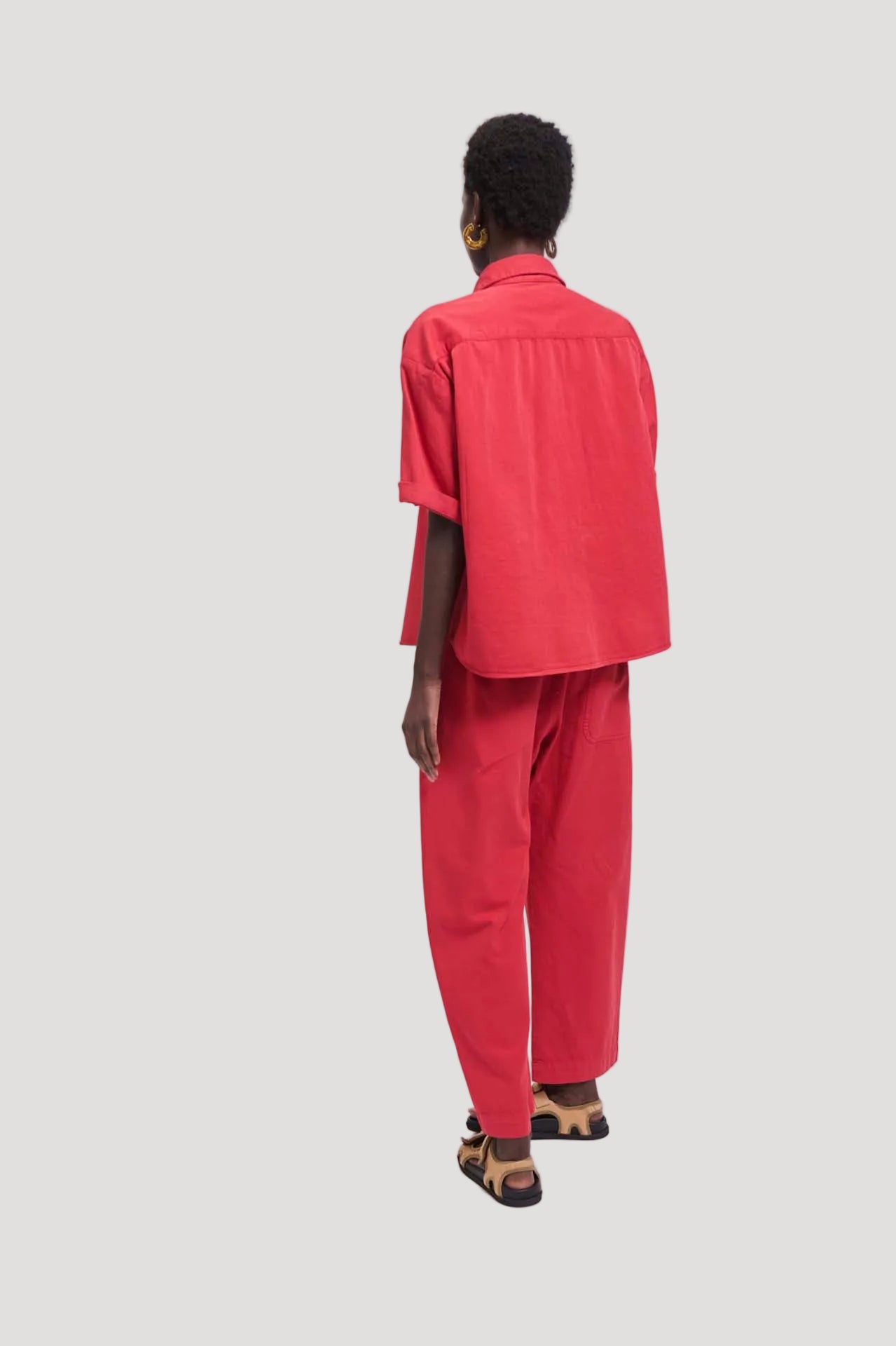 The Boxer Pant in Red