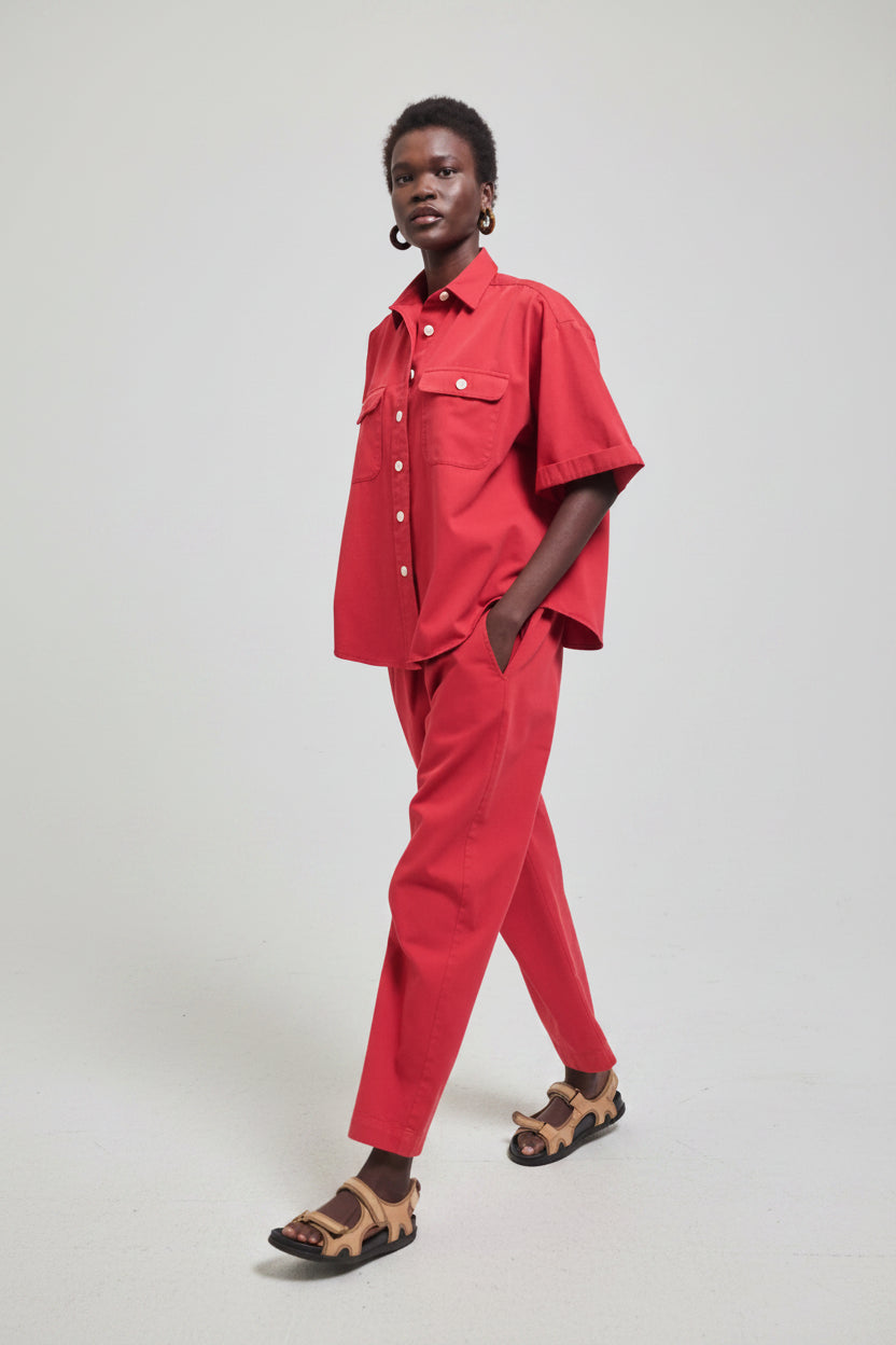 The Scout Shirt in Red
