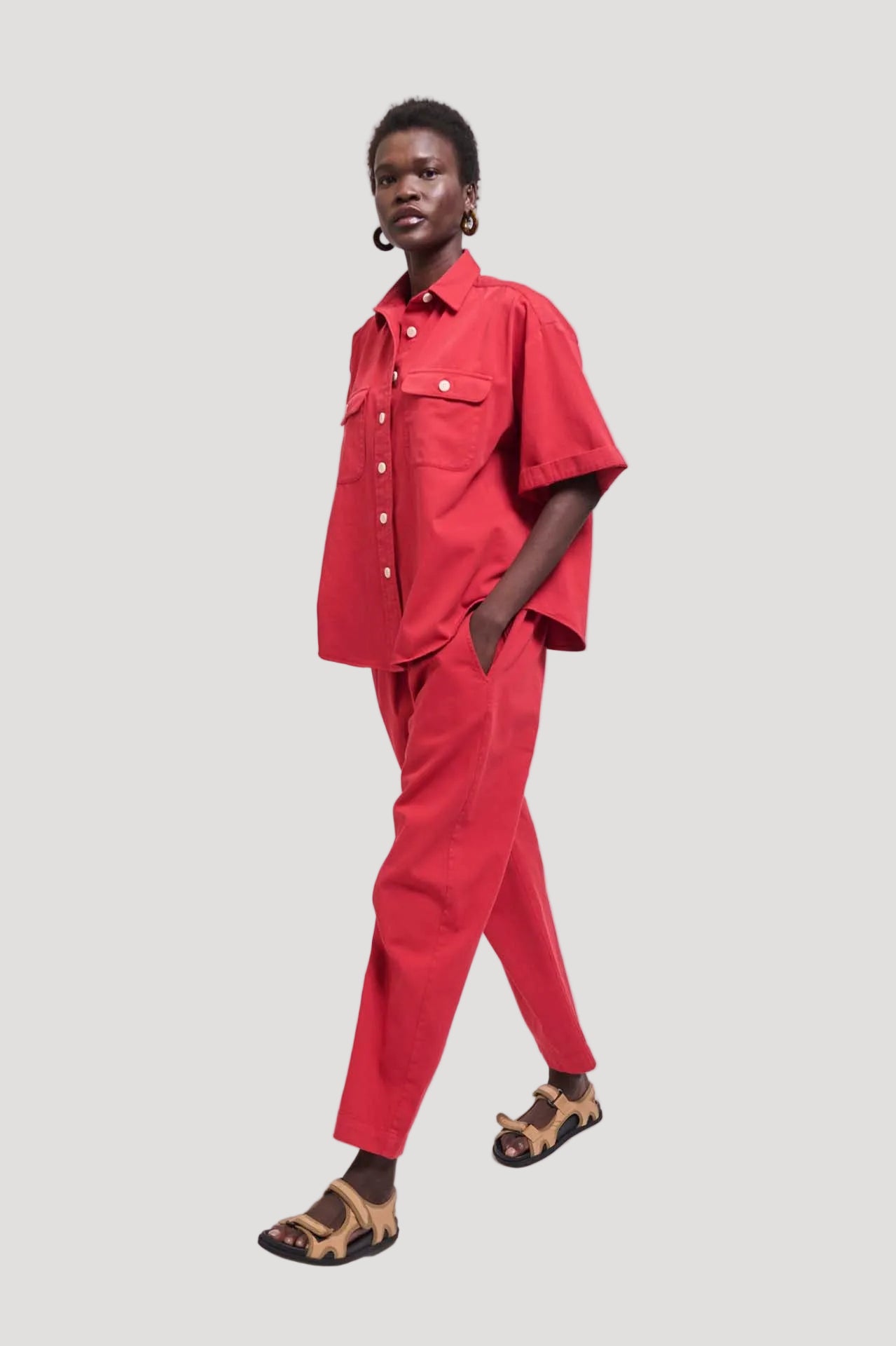 The Scout Shirt in Red