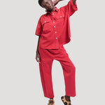 The Boxer Pant in Red