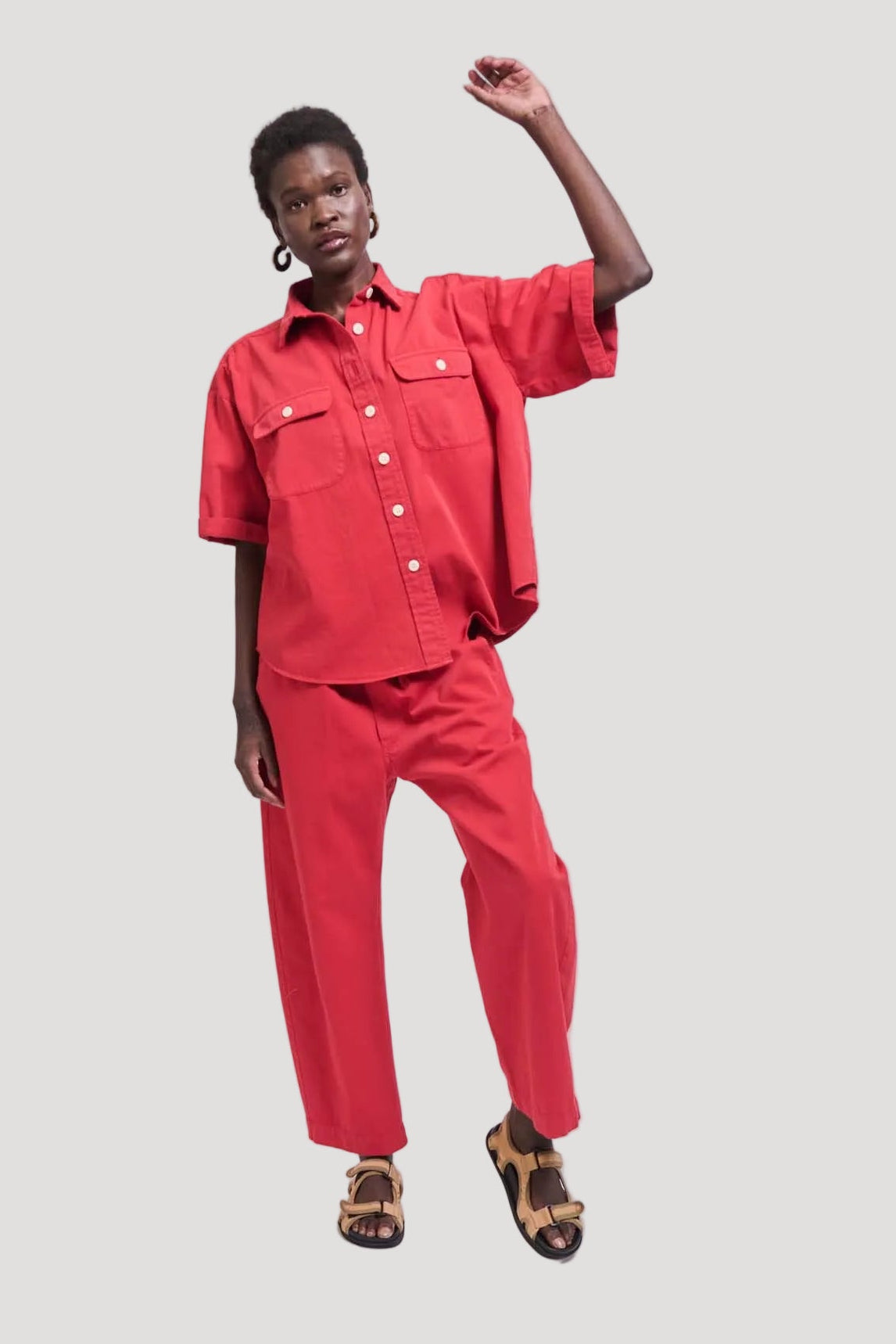 The Scout Shirt in Red