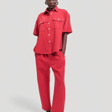 The Boxer Pant in Red