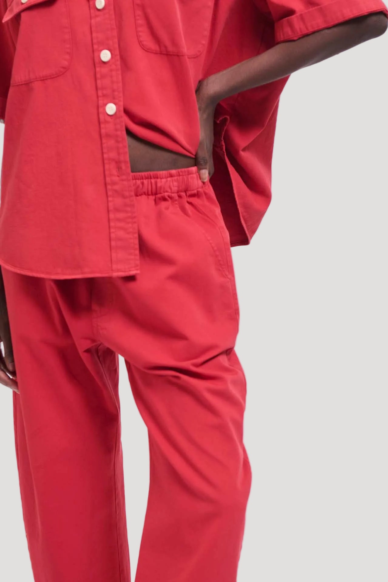 The Boxer Pant in Red
