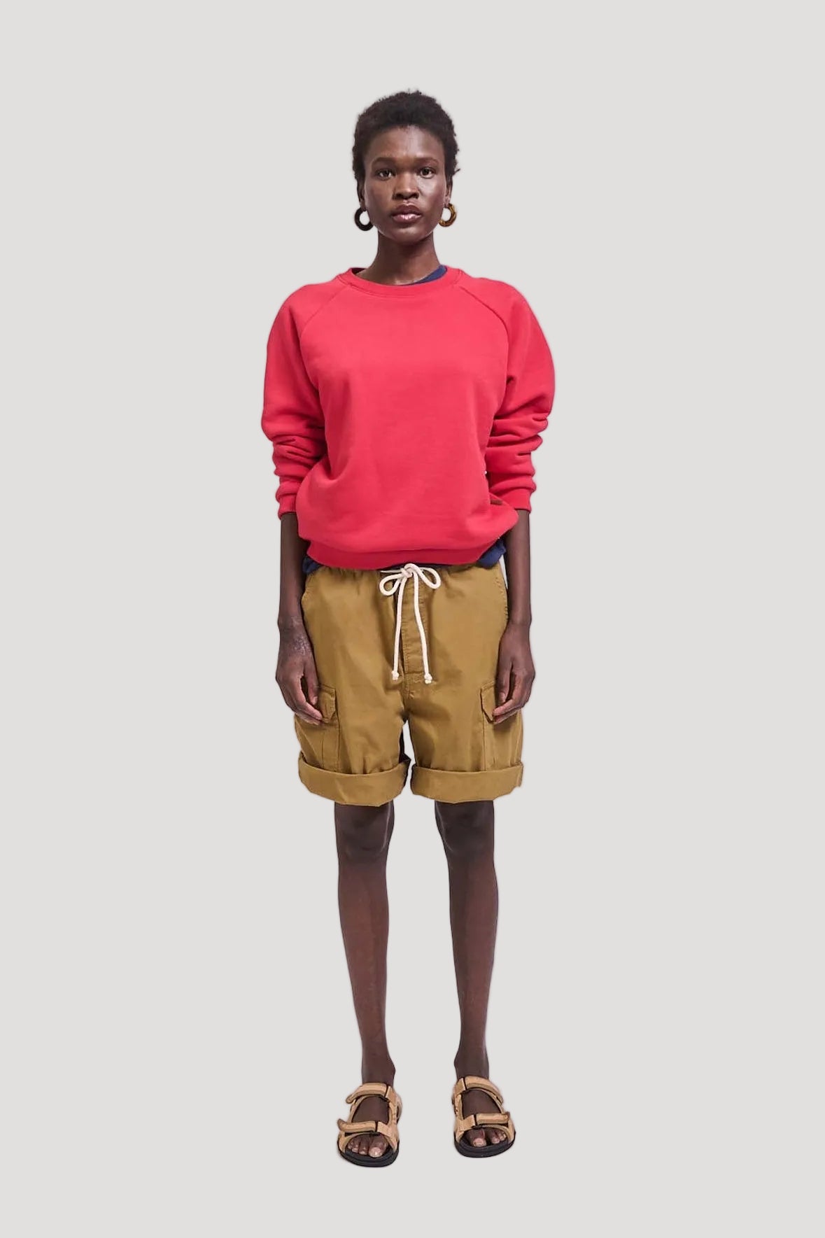 The Daily Sweatshirt in Red