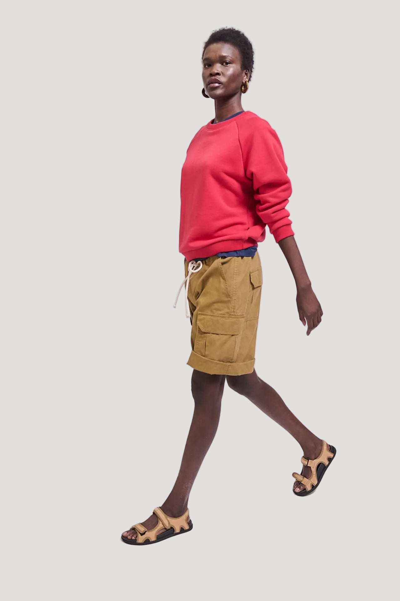 The Daily Sweatshirt in Red