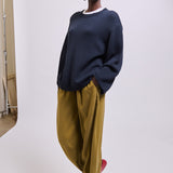 The Silk Arc Pant in Avo
