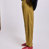 The Silk Arc Pant in Avo