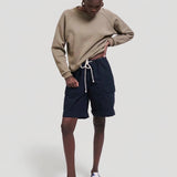 The Rope Tie Cargo Short in Navy