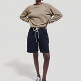 The Rope Tie Cargo Short in Navy