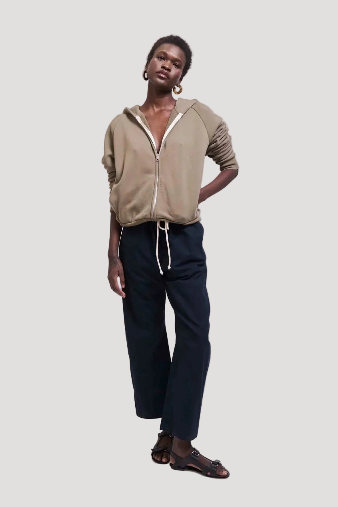 The Bird Hoodie in Loden